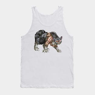 WereCat: Grey Tabby Tank Top